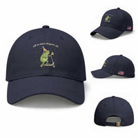 Off To Start Chapter 40 Baseball Cap Funny Frog Scooter 40th Birthday Gift