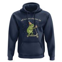 Off To Start Chapter 40 Hoodie Funny Frog Scooter 40th Birthday Gift