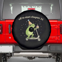 Off To Start Chapter 35 Spare Tire Cover Funny Frog Scooter 35th Birthday Gift