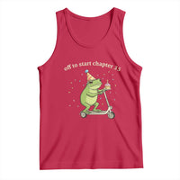 Off To Start Chapter 35 Tank Top Funny Frog Scooter 35th Birthday Gift