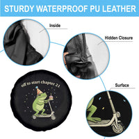 Off To Start Chapter 21 Spare Tire Cover Funny Frog Scooter 21st Birthday Gift
