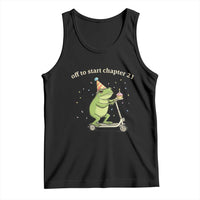 Off To Start Chapter 21 Tank Top Funny Frog Scooter 21st Birthday Gift