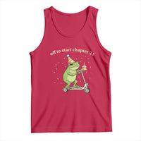 Off To Start Chapter 21 Tank Top Funny Frog Scooter 21st Birthday Gift