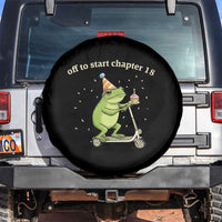 Off To Start Chapter 18 Spare Tire Cover Funny Frog Scooter 18th Birthday Gift