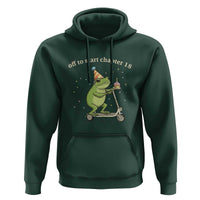 Off To Start Chapter 18 Hoodie Funny Frog Scooter 18th Birthday Gift