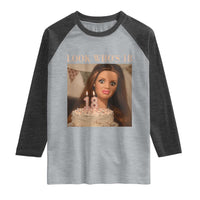 Look Who's 18 Raglan Shirt Funny Birthday Doll Face Meme