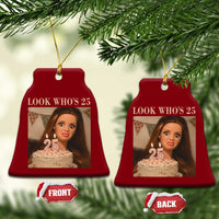 Look Who's 25 Ceramic Ornament Funny Birthday Doll Face Meme