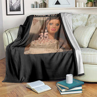 Look Who's 35 Throw Blanket Funny Birthday Doll Face Meme
