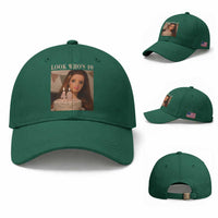 Look Who's 40 Baseball Cap Funny Birthday Doll Face Meme