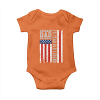Husband Dad Grandpa 75 Year Old Legend Baby Onesie American Flag Birthday Gift
