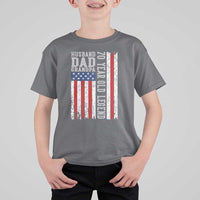 Husband Dad Grandpa 70 Year Old Legend T Shirt For Kid American Flag Birthday Gift