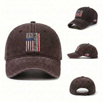 Husband Dad Grandpa 70 Year Old Legend Washed Cotton Baseball Cap American Flag Birthday Gift