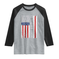 Husband Dad Grandpa 65 Year Old Legend Raglan Shirt American Flag Birthday Gift