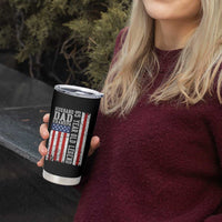Husband Dad Grandpa 65 Year Old Legend Tumbler Cup American Flag Birthday Gift