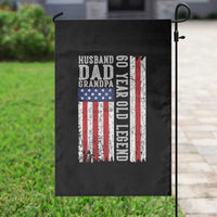 Husband Dad Grandpa 60 Year Old Legend Garden Flag American Flag Birthday Gift