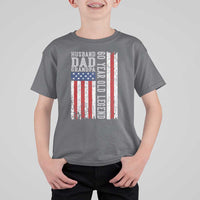 Husband Dad Grandpa 60 Year Old Legend T Shirt For Kid American Flag Birthday Gift