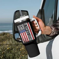 Husband Dad Grandpa 55 Year Old Legend Tumbler With Handle American Flag Birthday Gift