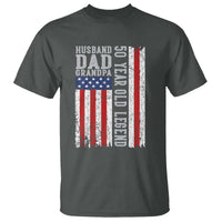 Husband Dad Grandpa 50 Year Old Legend T Shirt American Flag Birthday Gift