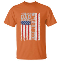Husband Dad Grandpa 50 Year Old Legend T Shirt American Flag Birthday Gift