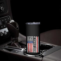 Husband Dad Grandpa 45 Year Old Legend Skinny Tumbler American Flag Birthday Gift