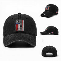 Husband Dad Grandpa 45 Year Old Legend Washed Cotton Baseball Cap American Flag Birthday Gift