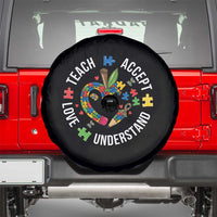 Special Education Teacher Autism Spare Tire Cover Teach Accept Understand Love