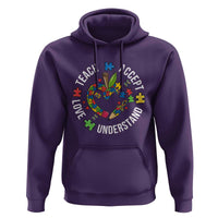 Special Education Teacher Autism Hoodie Teach Accept Understand Love