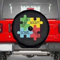 Special Ed Educator Autism Support Spare Tire Cover Teach Accept Understand Love