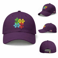 Special Ed Educator Autism Support Baseball Cap Teach Accept Understand Love