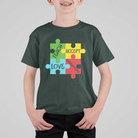 Special Ed Educator Autism Support T Shirt For Kid Teach Accept Understand Love