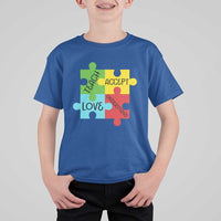Special Ed Educator Autism Support T Shirt For Kid Teach Accept Understand Love