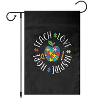 Autism Acceptance Teacher Garden Flag Teach Love Hope Inspire