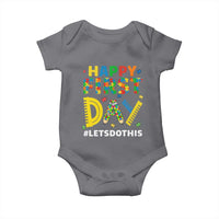Autism Acceptance Back To School Educator Baby Onesie Happy First Day