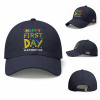 Autism Acceptance Back To School Educator Baseball Cap Happy First Day