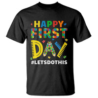 Autism Acceptance Back To School Educator T Shirt Happy First Day