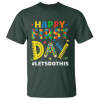Autism Acceptance Back To School Educator T Shirt Happy First Day