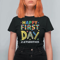 Autism Acceptance Back To School Educator T Shirt For Women Happy First Day