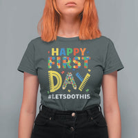 Autism Acceptance Back To School Educator T Shirt For Women Happy First Day