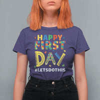Autism Acceptance Back To School Educator T Shirt For Women Happy First Day