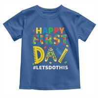 Autism Acceptance Back To School Educator Toddler T Shirt Happy First Day