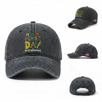Autism Acceptance Back To School Educator Washed Cotton Baseball Cap Happy First Day