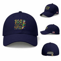 Proud Autism Teacher 100 Days Of School Baseball Cap Making A Difference