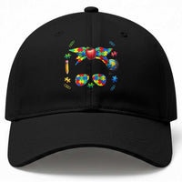 Sped Educator Autism Support Baseball Cap Teach Kindness Messy Bun