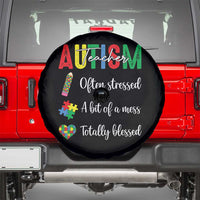 Autism Support Educator Spare Tire Cover Often Stressed A Bit Of A Mess Totally Blessed