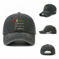 Autism Support Educator Washed Cotton Baseball Cap Often Stressed A Bit Of A Mess Totally Blessed