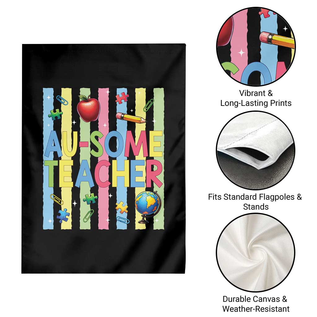 Special Ed Teacher Autism Acceptance Garden Flag Au Some Teacher