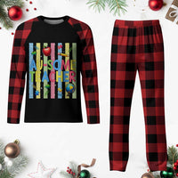 Special Ed Teacher Autism Acceptance Plaid Pajama Set Au Some Teacher