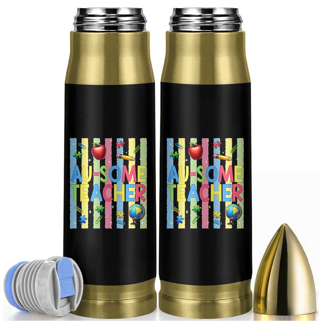 Special Ed Teacher Autism Acceptance Bullet Tumbler Au Some Teacher