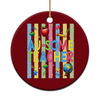 Special Ed Teacher Autism Acceptance Ceramic Ornament Au Some Teacher