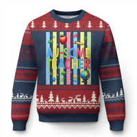 Special Ed Teacher Autism Acceptance Ugly Christmas Sweater Au Some Teacher